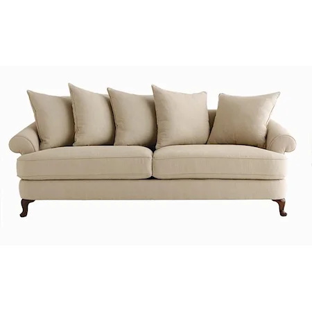 Logan Curved Pillowback Sofa